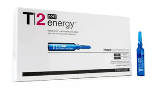 Napura T2 Energy Post (Против выпадения) Ампулы-флаконы для нормальной кожи головы. После шампуня 12 флак * 8 мл