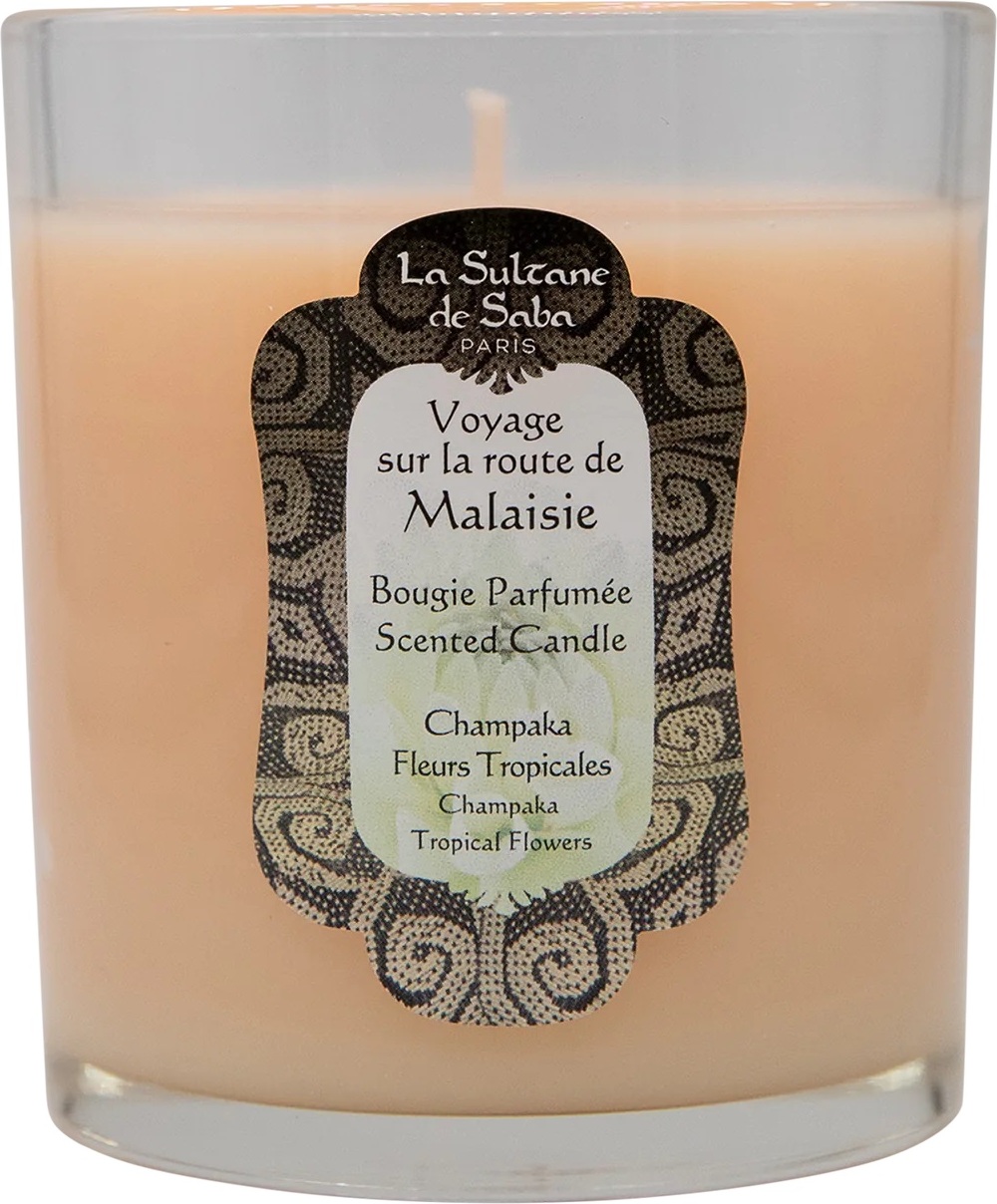 La Sultane de Saba Свеча Жасмин/Тропические цветы 165 г Candle Jasmin/Tropical flowers «Путешествие в Малазию»