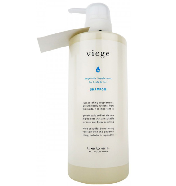 Lebel Viege Shampoo Шампунь Восстанавливающий Для Волос И Кожи Головы 600 Мл