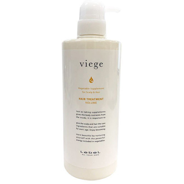 Lebel Viege Treatment Volume Маска Для Объема Волос 600 Мл