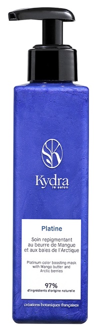 Kydra le Salon Platinum Color Boosting Mask Оттеночная маска с маслом манго и экстрактом арктических ягод «Платиновый» 190 мл 
