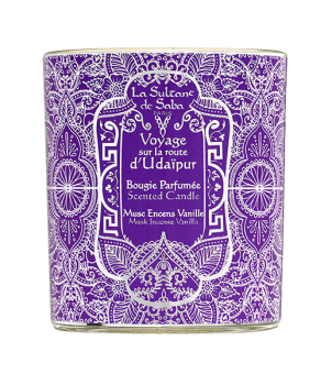 La Sultane de Saba Свеча ароматическая Путешествие в Индию (мускус/ладан/ваниль) 165г
