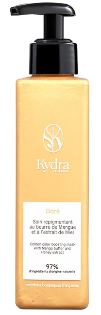 Kydra le Salon Golden Color Boosting Mask Оттеночная маска с маслом манго и экстрактом меда «Золотой» 190 мл