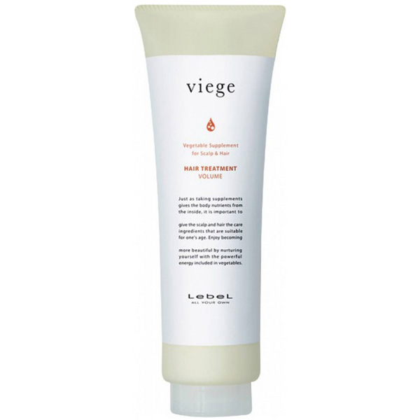 Lebel Viege Treatment Volume Маска Для Объема Волос 240 Мл