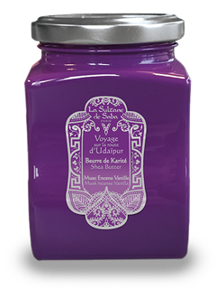 La Sultane de Saba organic shea butter musk vanilla Масло ореха Карите «Путешествие в Индию» (Мускус/Ладан/Ваниль) 300мл