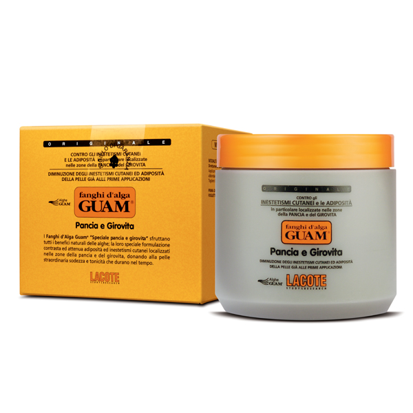 Guam Линия Fanghi D'Alga Маска Антицеллюлитная Для Живота И Талии 500 Г.