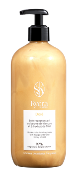 Kydra Le Salon Golden Color Boosting Mask Honey Маска мед цвет Золото 500 мл с маслом манго и экстрактом меда