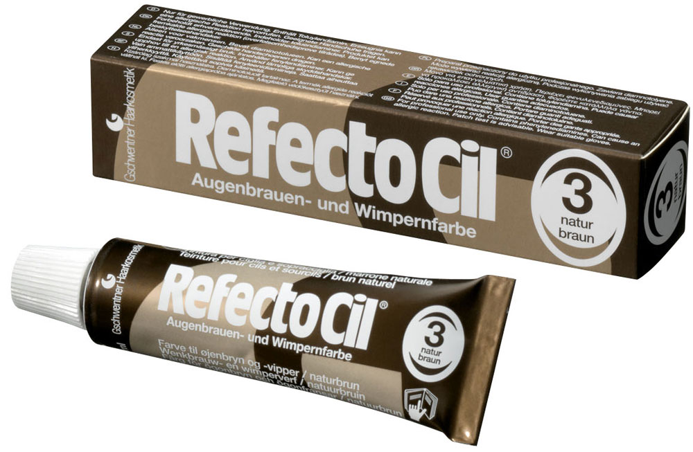 Refectocil Краска Для Бровей И Ресниц №3 Коричневая