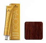 Schwarzkopf Professional Краска для волос 60 мл Igora Absolute 5-80 светлый коричневый красный натуральный