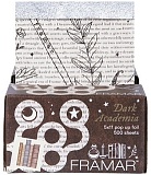 Framar 5x11 Pop-Ups Dark Academia 500 Sheets Вытяжная фольга с тиснением «Темная академия» 12,5 x 28 см 500 листов для окрашивания